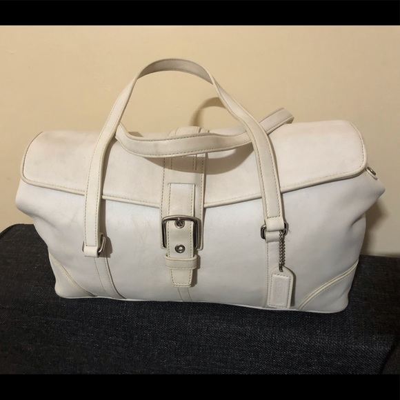 Coach Handbags - ❌SOLD❌  Coach Hampton Satchel Leather Bag.